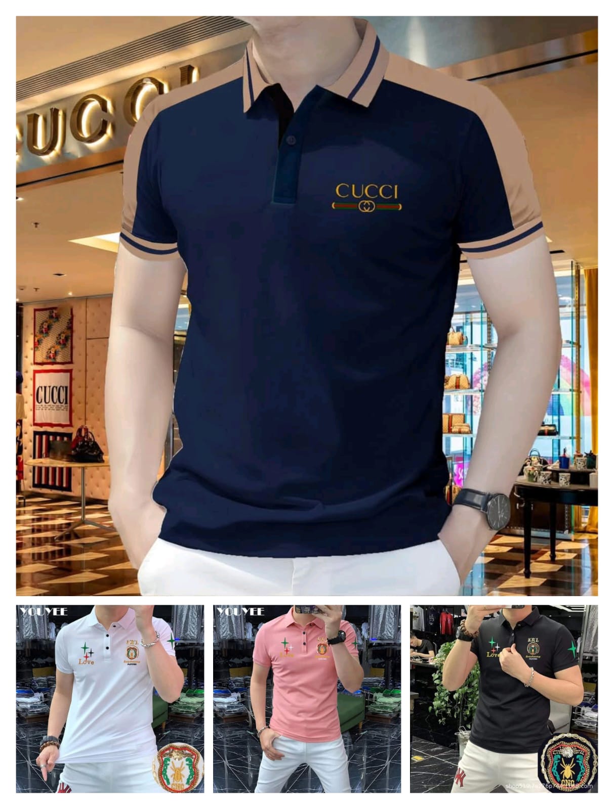 Men's Regular Fit Polo T Shirt (Pack of 4)